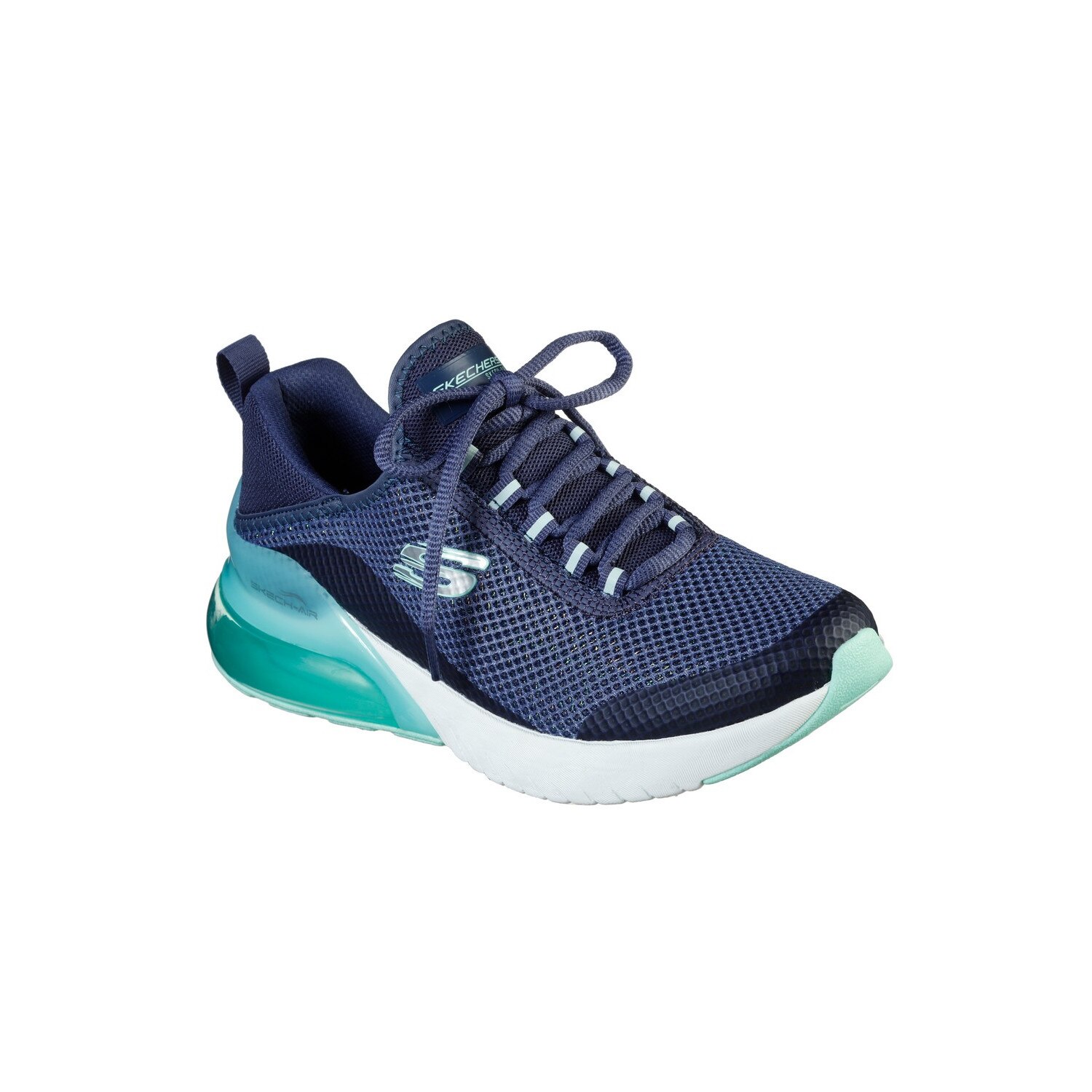 Pantofi sport femei Slip On Stratus Sparkling Wind, Skechers, Albastru, Albastru