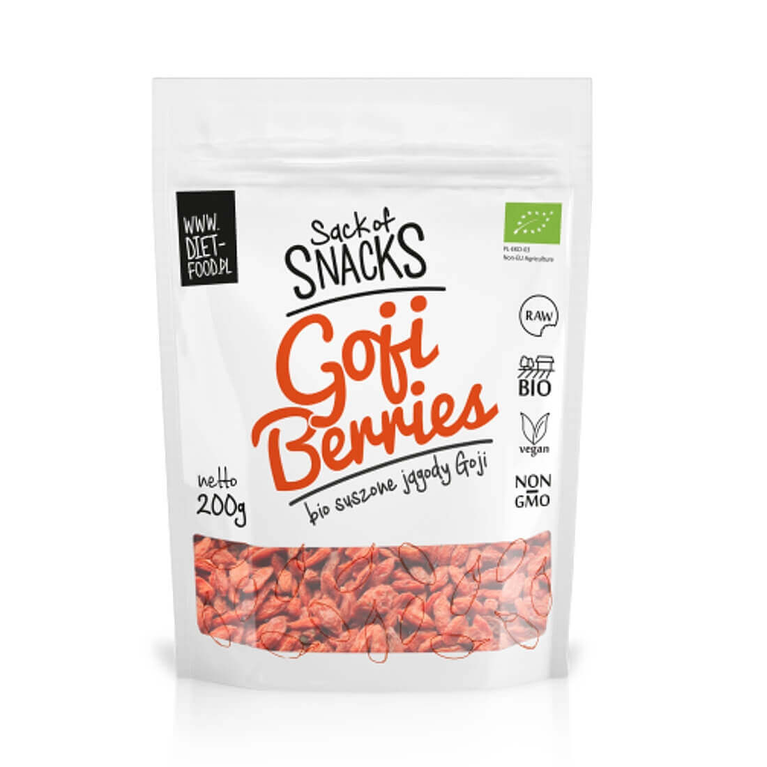 Goji bio uscate, Diet Food, 200 g