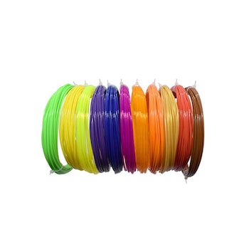 Set 10 Rezerve Creion 3D, filament PLA, plastic, multicolore, 10m/buc Set 10 Rezerve Creion 3D, filament PLA, plastic, multicolore, 10m/buc
