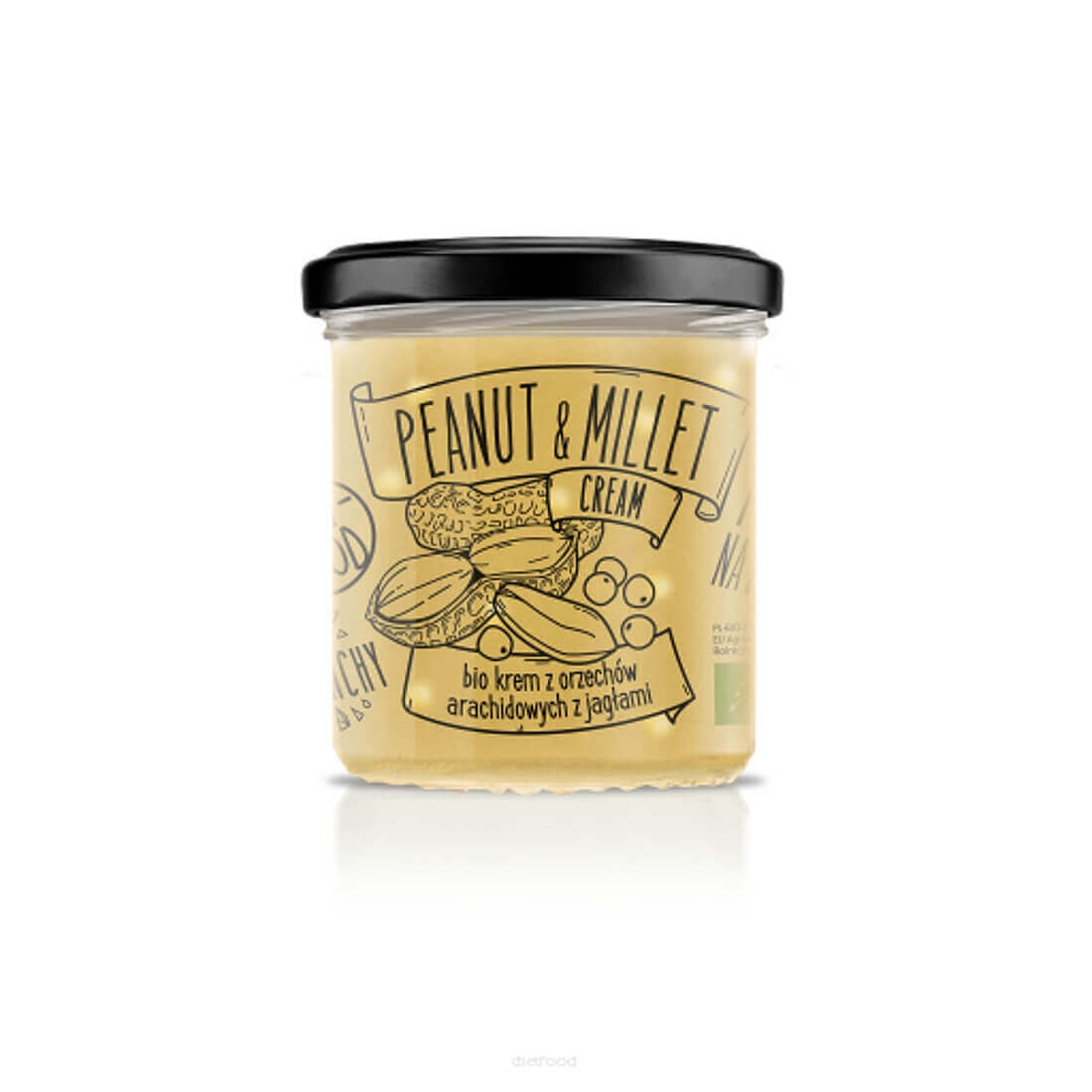 Crema de arahide si mei bio, Diet Food, 260 g
