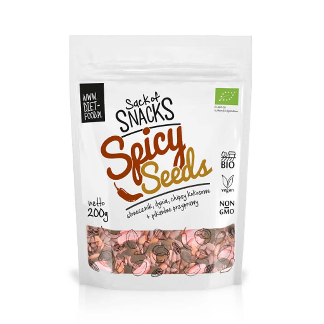 Seminte picante bio, Diet Food, 200 g