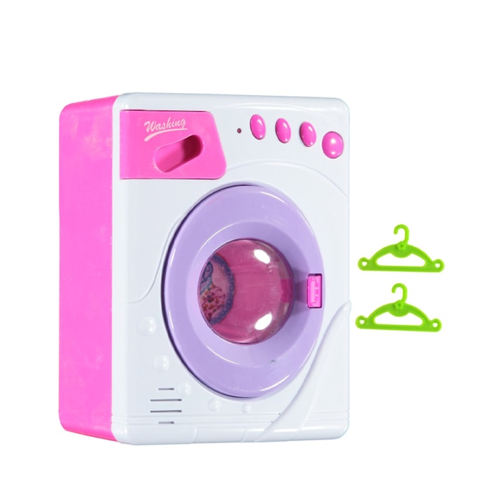 Játék mosógép gyerekeknek - kinyitható, zenél és világít / 3+