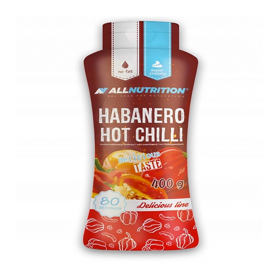 Sos Habanero Hot Chilli, Allnutrition, 400g