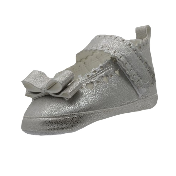 Christopher Baby Club BTT-3-17 Lánycsizma, Ezüst 17 EU