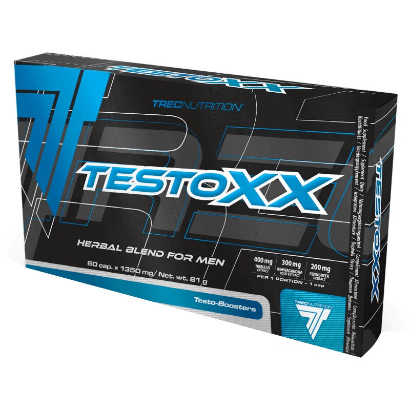 Supliment nutritiv Trec Testoxx Trec Nutrition, 60 capsule