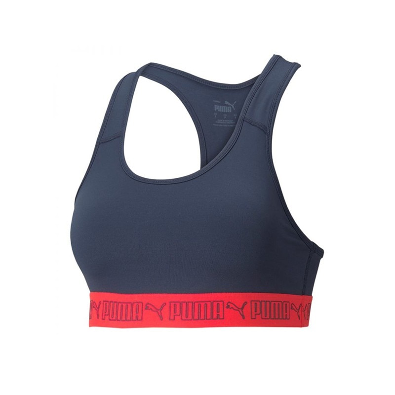 Bustiera Puma Mid Impact 520302-66, Bleumarin