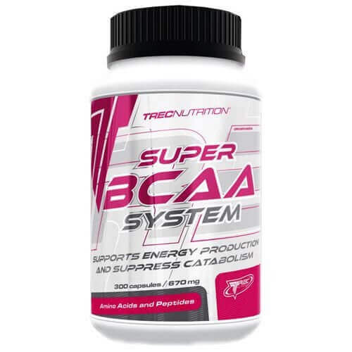 Aminoacizi Trec Super BCAA System Trec Nutrition, 300 capsule