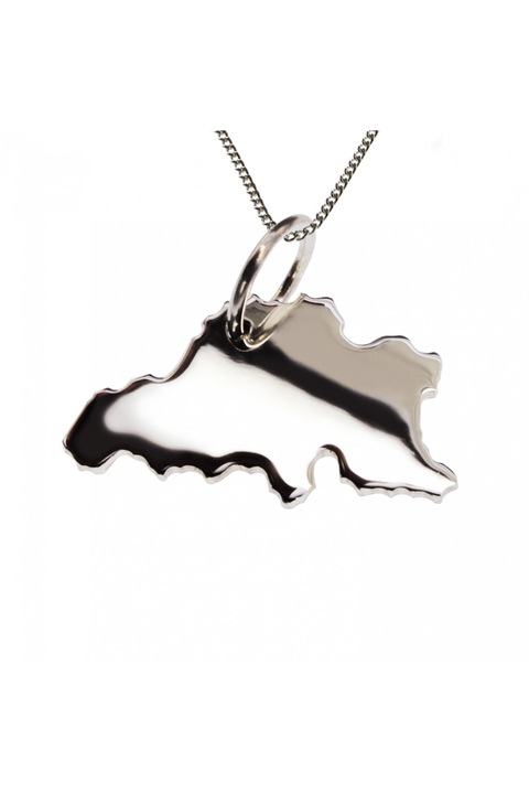 Lantisor cu pandantiv dama Schmuckador Belgia, Argint, Argintiu, 50 cm