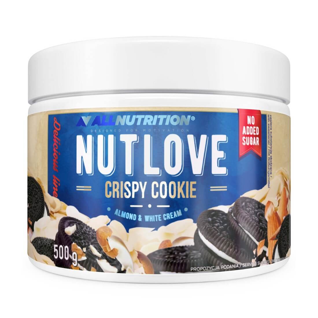 Unt cremos de migdale Nutlove, Allnutrition, 500 g