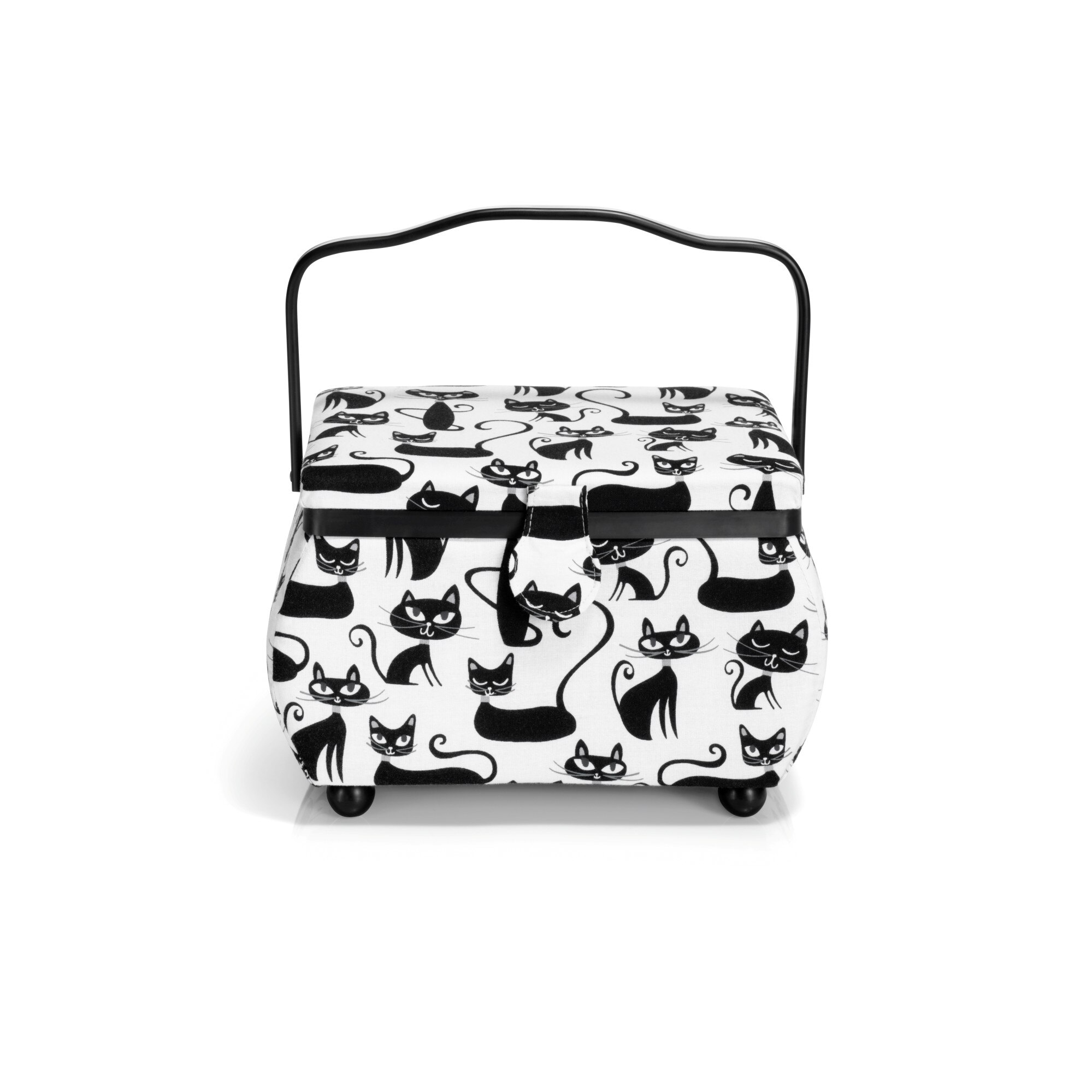 Cos de depozitare accesorii de croitorie, 30x20.5x19cm, Design M Cats, Prym