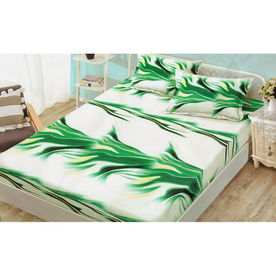 Set husa de pat cu elastic 180x200 cm si doua fete de perna - HFP18