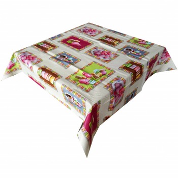 Fata de masa tip musama Pufo Sweets, 140 x 180 cm Fata de masa tip musama Pufo Sweets, 140 x 180 cm