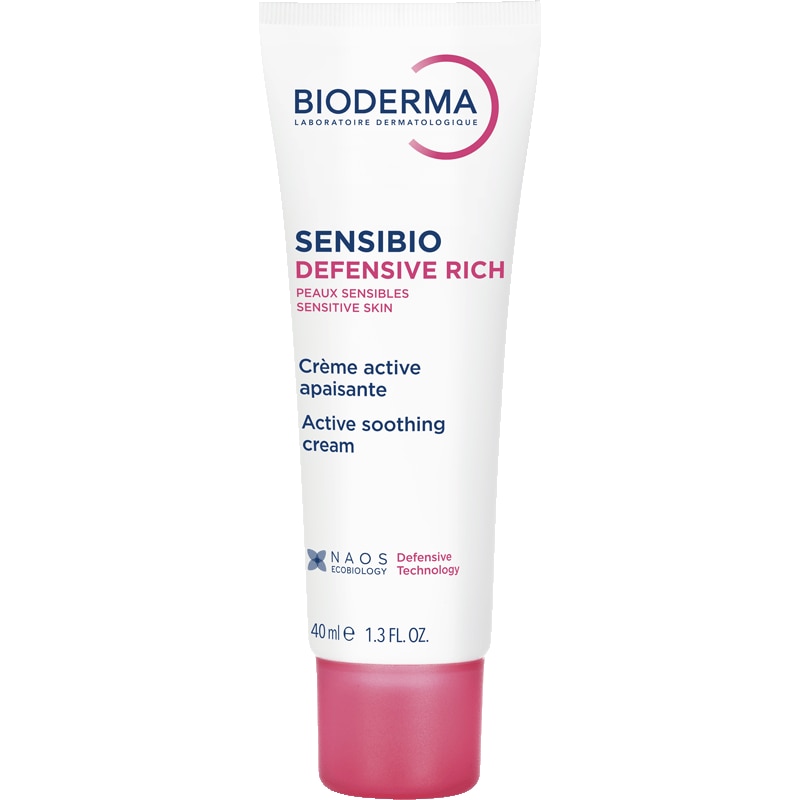 Crema de fata calmanta Bioderma Sensibio Defensive Rich, pentru ten sensibil, 40 ml