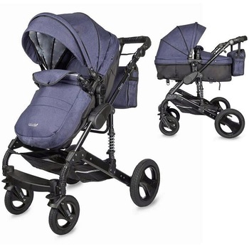 Carucior 2 in1 transformabil Coccolle Oppa, Albastru Carucior 2 in1 transformabil Coccolle Oppa, Albastru