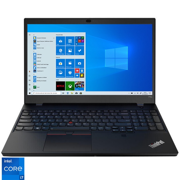 Lenovo ThinkPad P15 Gen 2 laptop Intel® Core™ i7-11800H processzorral 4,60 GHz-ig, 15,6 hüvelykes Full HD, IPS, 16 GB, 512 GB SSD, NVIDIA T1200 4 GB, Windows 10 Pro, fekete