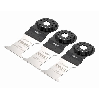 Set cu 3 Lame Unelta Multifunctionala Multicutter SMART ST32RW3 Starlock 32mm Rapid Wood Set cu 3 Lame Unelta Multifunctionala Multicutter SMART ST32RW3 Starlock 32mm Rapid Wood