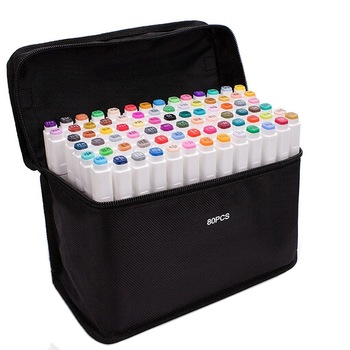 Set Markere Cu Doua Varfuri 80 Bucati,Culoare Alba Set Markere Cu Doua Varfuri 80 Bucati,Culoare Alba