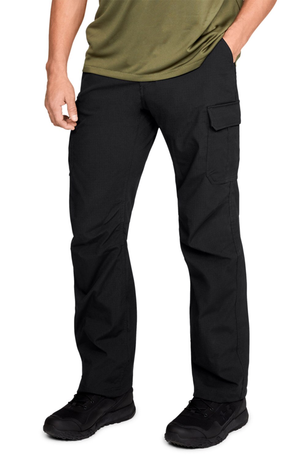 Under Armour, Pantaloni cargo pentru trekking Tac Patrol II, Negru