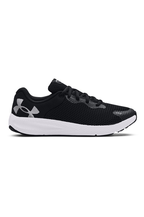 Under Armour, Charged Pursuit 2 logómintás futócipő, Fekete, 39