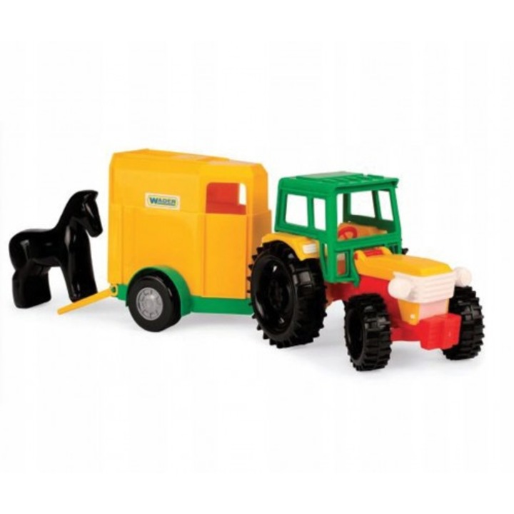 Jucarie Tractor pentru transportul cailor Wader