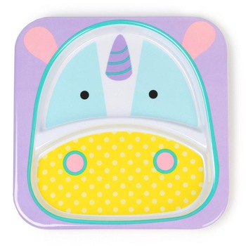 Farfurie compartimentata SKIP HOP Unicorn Farfurie compartimentata SKIP HOP Unicorn