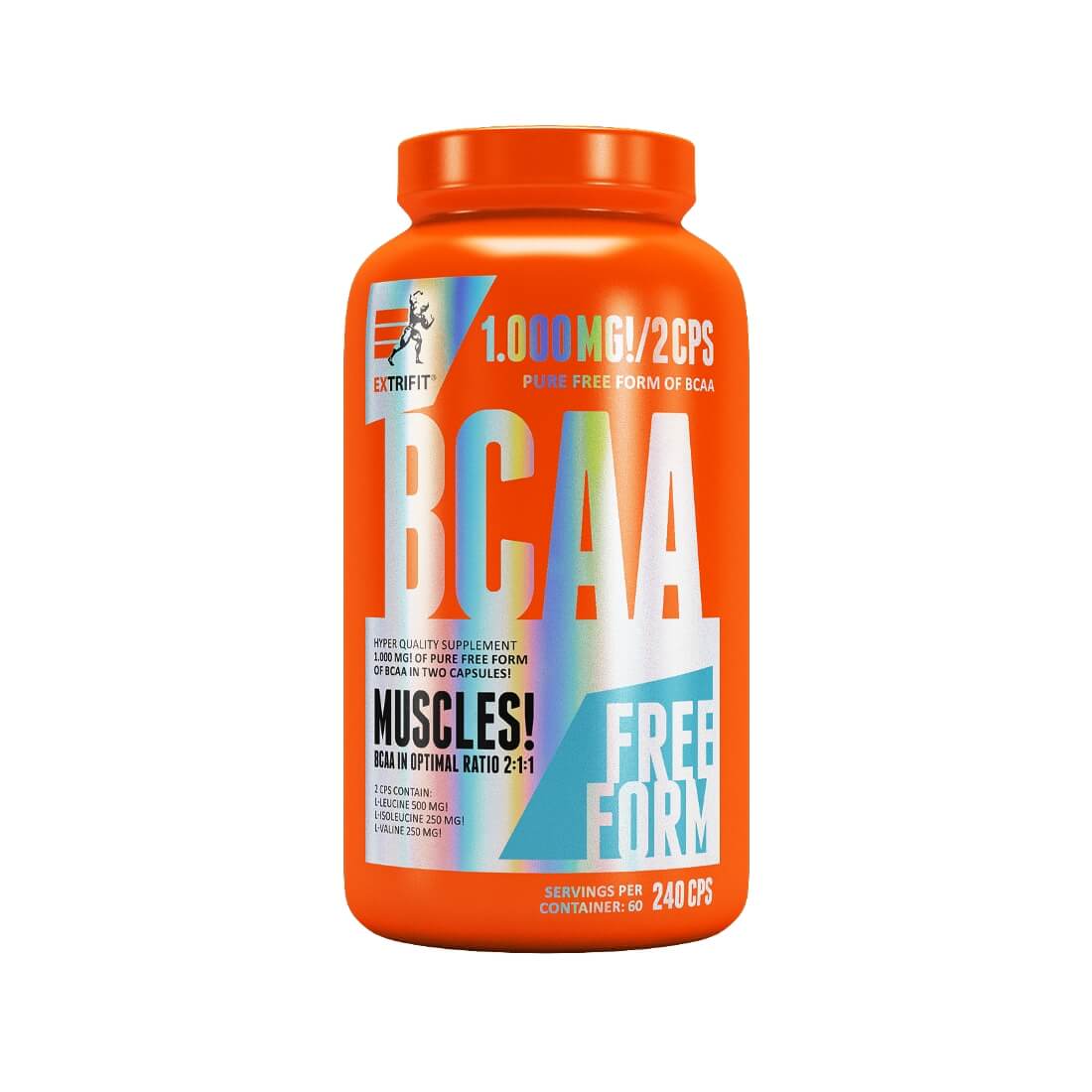 BCAA 2:1:1 pur Extrifit, 240 capsule