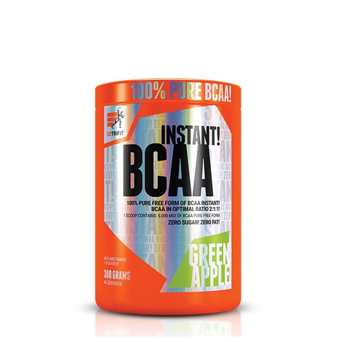 BCAA Extrifit, Instant, Aroma mar verde, 300 g