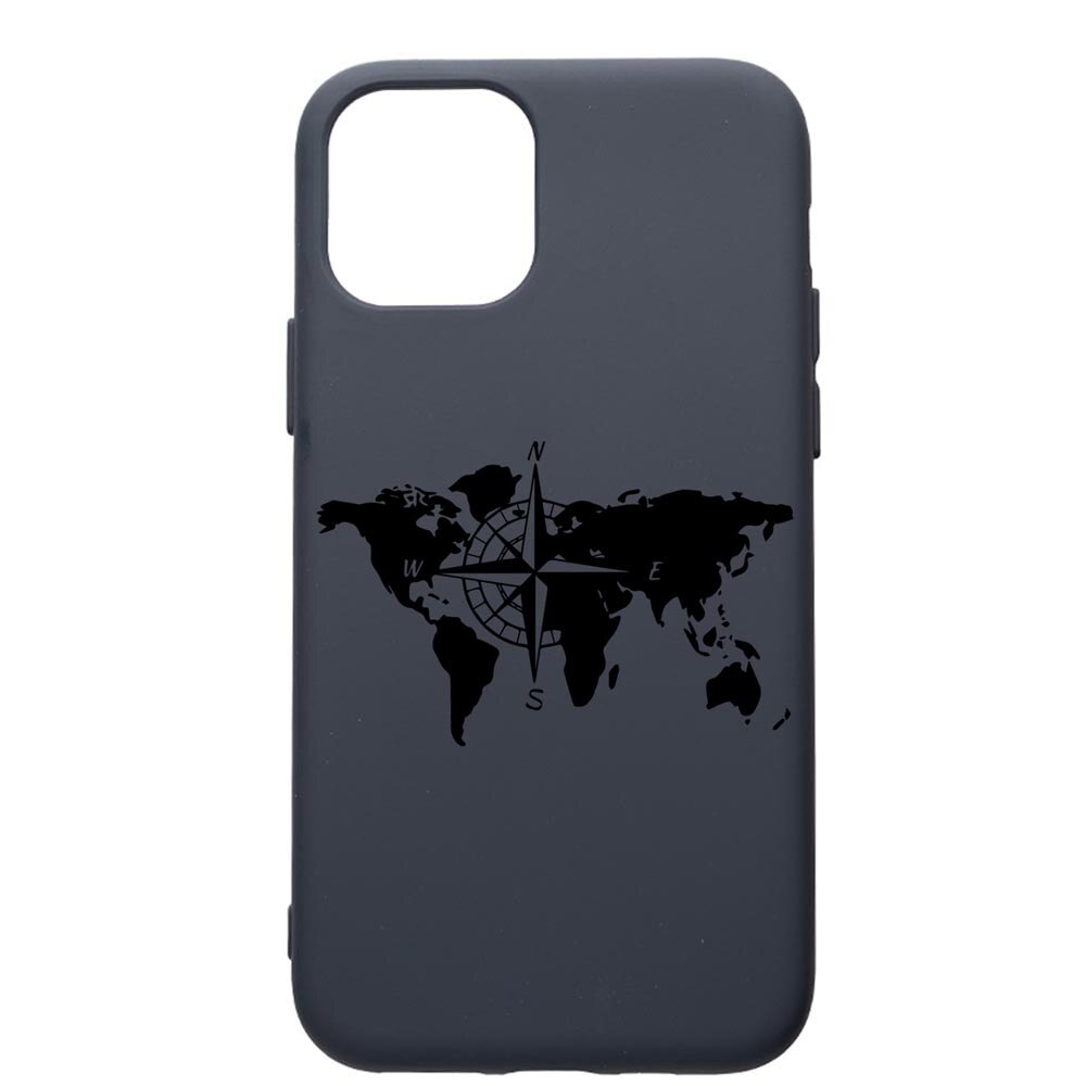 Husa Premium Silicon Compatibila Cu Apple IPhone 11, Traveler, cu interiorul din material textil, protectie camera, Alaskan Blue, PAB735