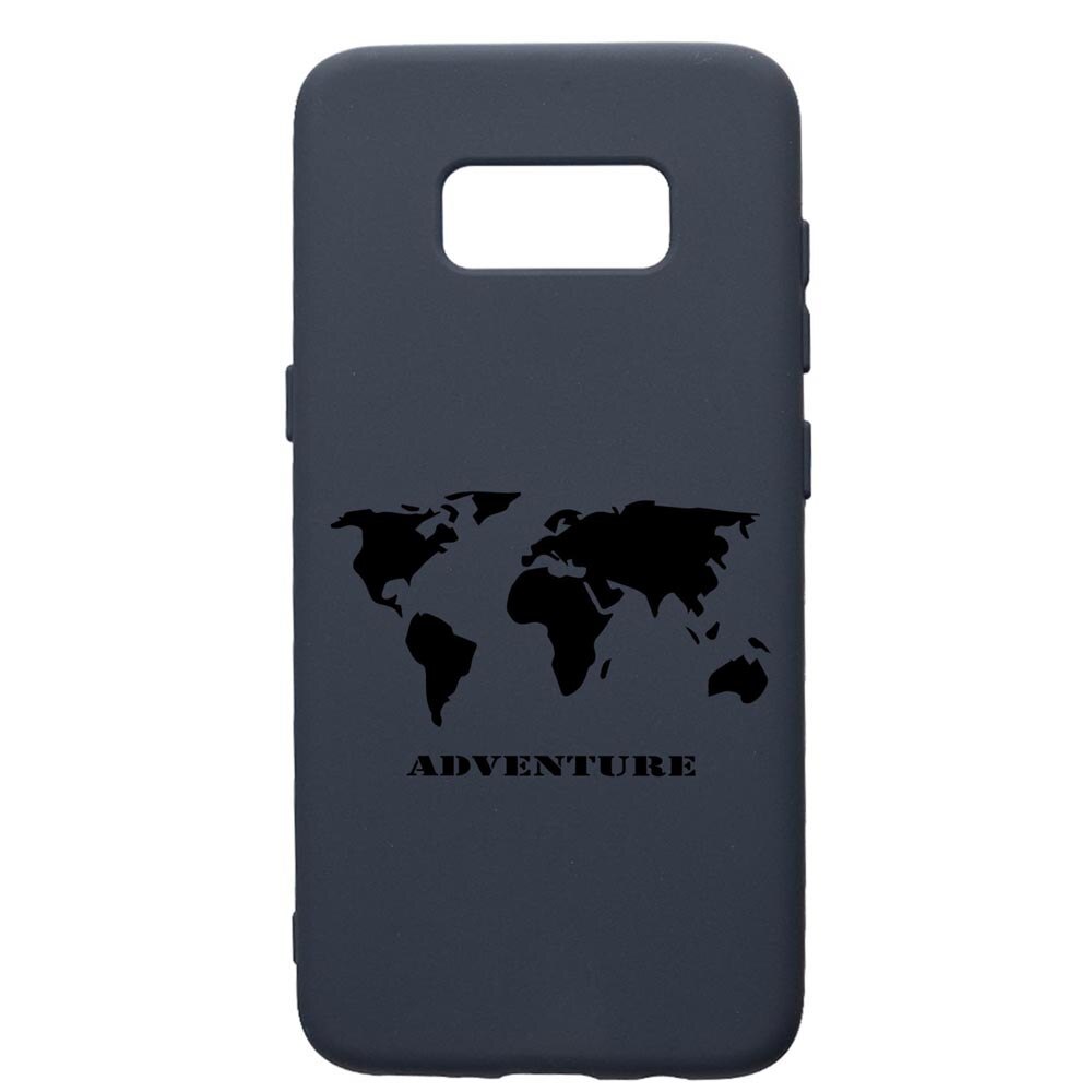 Husa Premium Silicon Compatibila Cu Samsung Galaxy S8, Adventure, cu interiorul din material textil, protectie camera, Alaskan Blue, PAB734