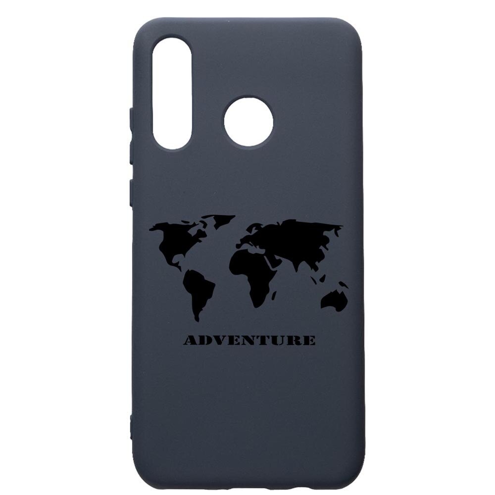 Husa Premium Silicon Compatibila Cu Huawei P30 Lite, Adventure, cu interiorul din material textil, protectie camera, Alaskan Blue, PAB734
