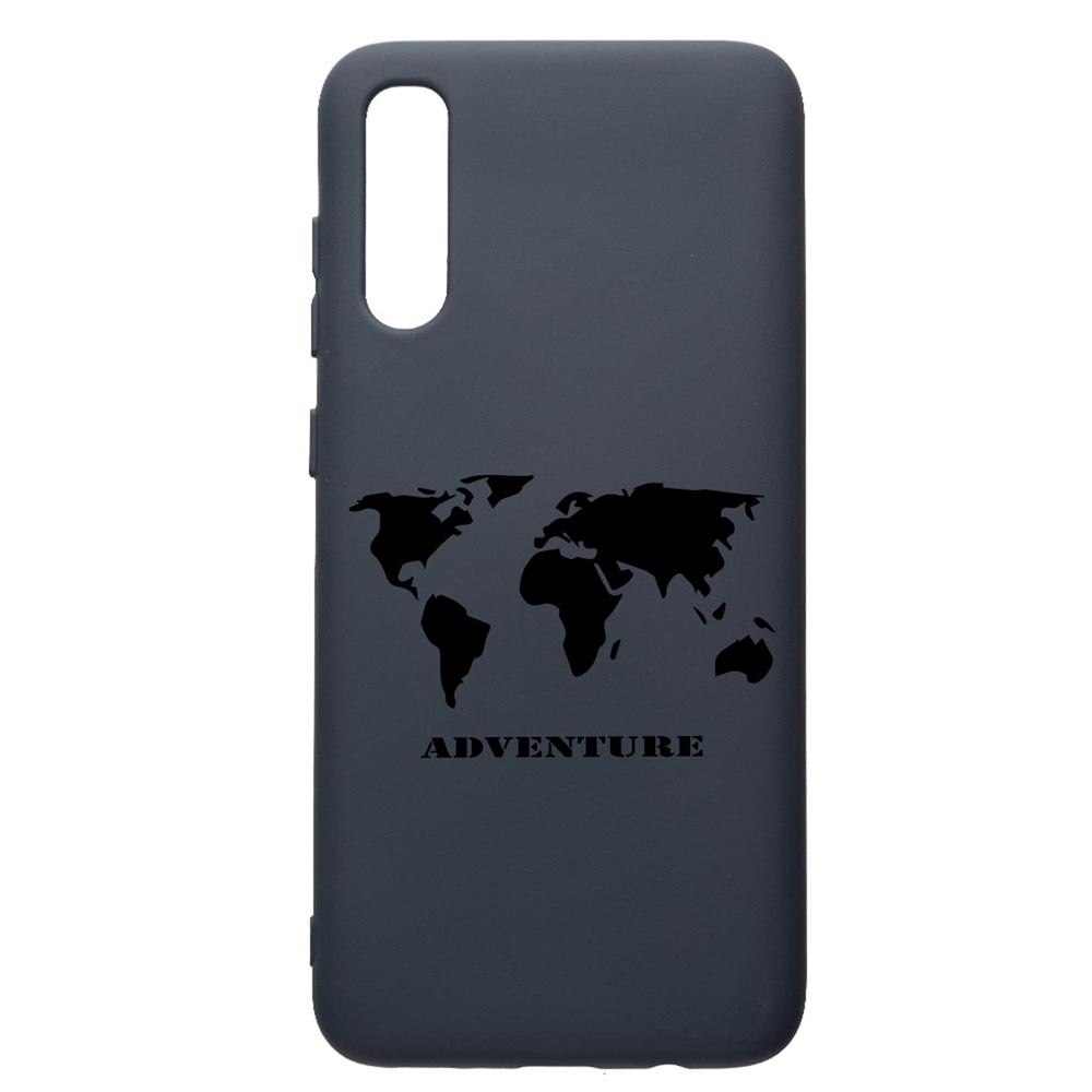 Husa Premium Silicon Compatibila Cu Samsung Galaxy A30S, Adventure, cu interiorul din material textil, protectie camera, Alaskan Blue, PAB734