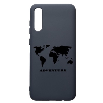 Husa Premium Silicon Compatibila Cu Samsung Galaxy A50, Adventure, cu interiorul din material textil, protectie camera, Alaskan Blue, PAB734 Husa Premium Silicon Compatibila Cu Samsung Galaxy A50, Adventure, cu interiorul din material textil, protectie camera, Alaskan Blue, PAB734