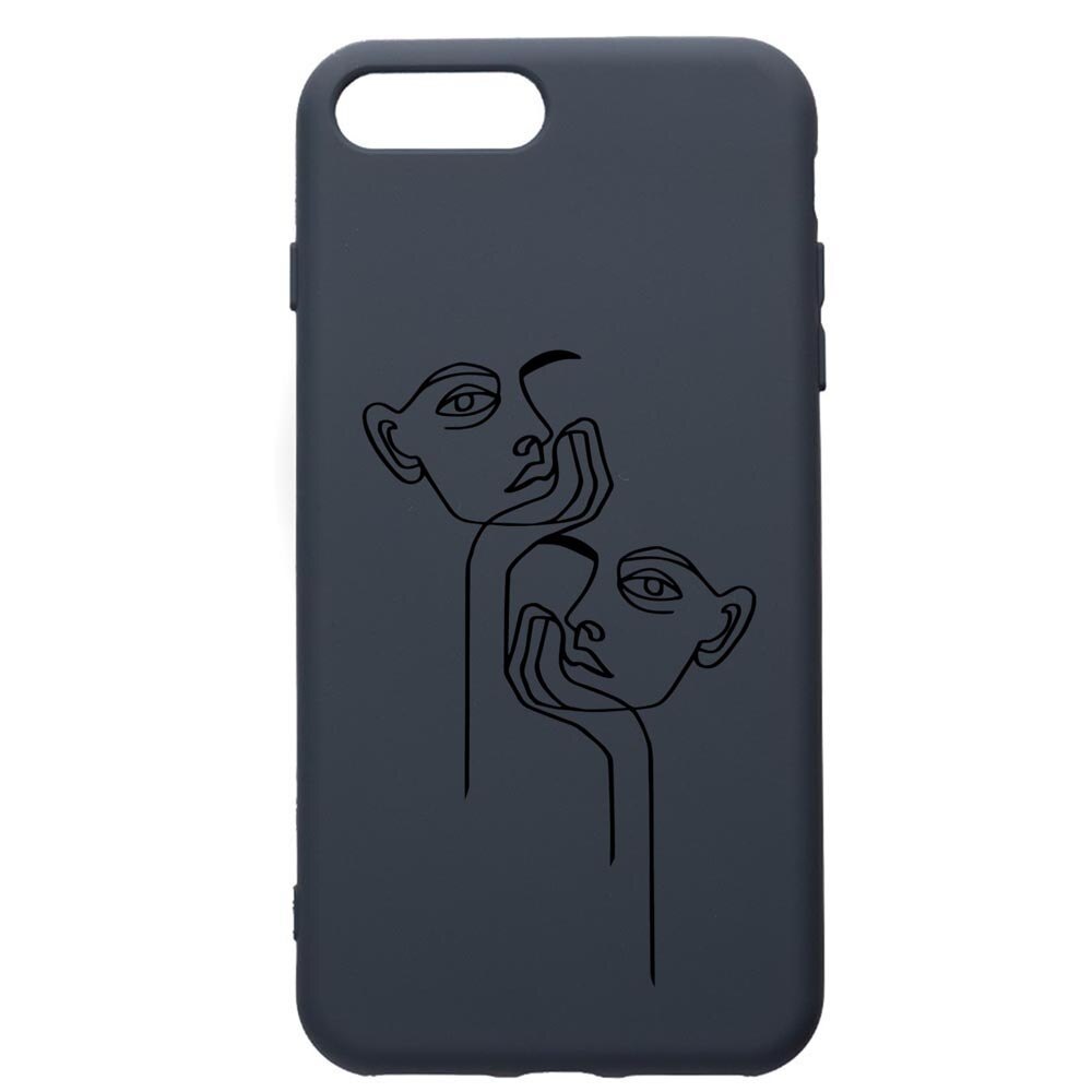 Husa Premium Silicon Compatibila Cu Apple iPhone 8 Plus / iPhone 7 Plus, Boring, cu interiorul din material textil, protectie camera, Alaskan Blue, PAB737
