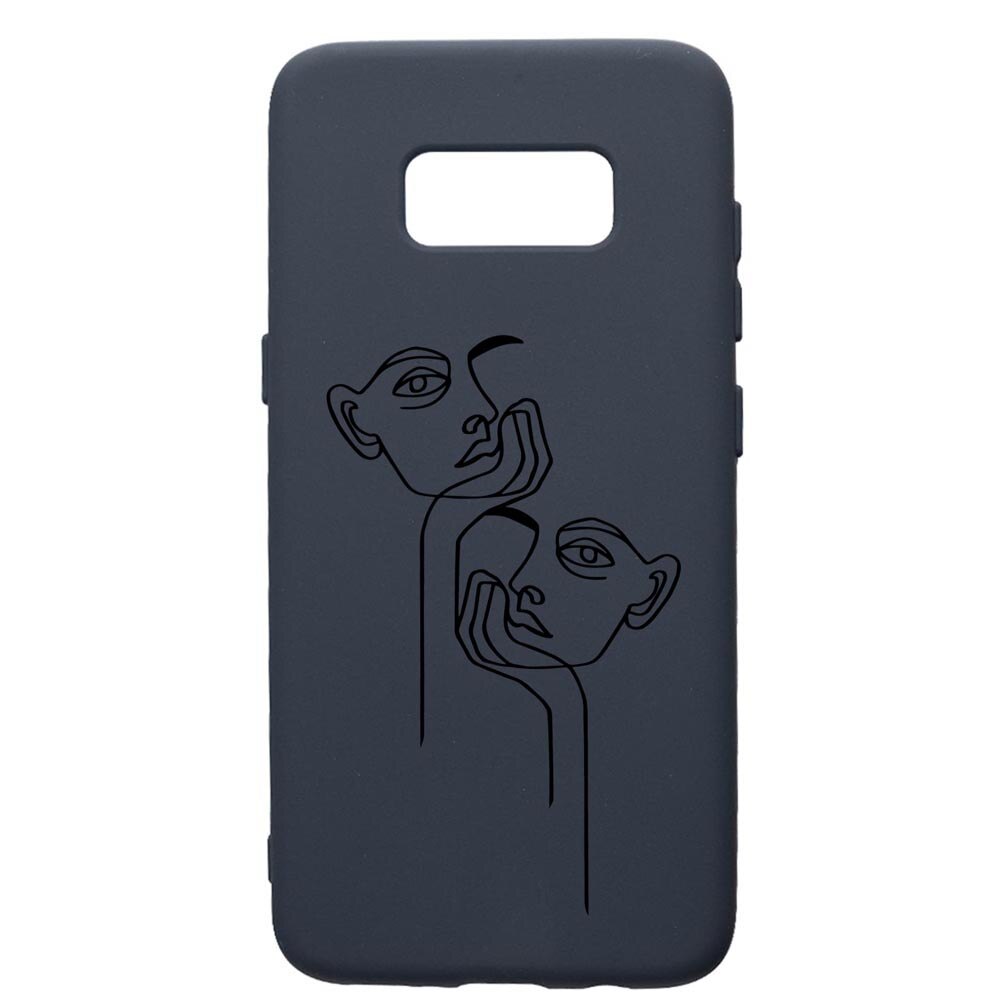 Husa Premium Silicon Compatibila Cu Samsung Galaxy S8, Boring, cu interiorul din material textil, protectie camera, Alaskan Blue, PAB737