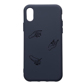 Husa Premium Silicon Compatibila Cu Apple IPhone XS Max, Hands, cu interiorul din material textil, protectie camera, Alaskan Blue, PAB740 Husa Premium Silicon Compatibila Cu Apple IPhone XS Max, Hands, cu interiorul din material textil, protectie camera, Alaskan Blue, PAB740