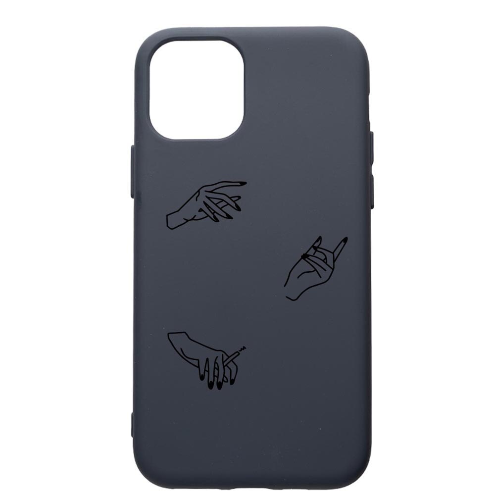 Husa Premium Silicon Compatibila Cu Apple IPhone 12 Pro Max, Hands, cu interiorul din material textil, protectie camera, Alaskan Blue, PAB740