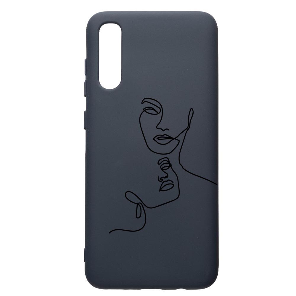 Husa Premium Silicon Compatibila Cu Samsung Galaxy A30S, Mother Love Abstract, cu interiorul din material textil, protectie camera, Alaskan Blue, PAB741