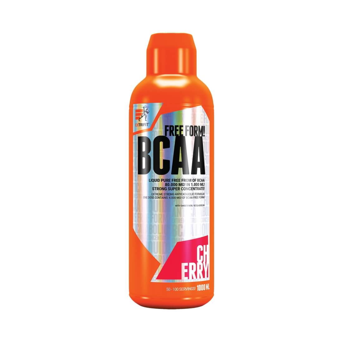BCAA 80000 mg Extrifit, Aroma cirese, 1000 ml