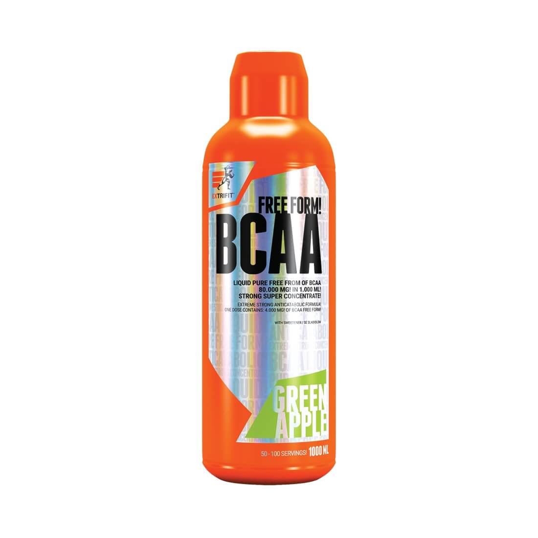 BCAA 80000 mg Extrifit, Aroma mar verde, 1000 ml
