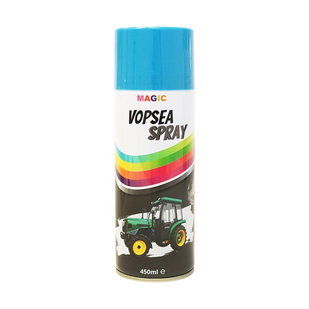Spray vopsea auto albastru tip Raba profesionala cu uscare rapida 450ml MAGIC