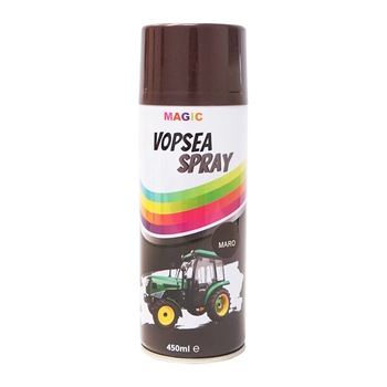Spray vopsea auto maro tip RAL profesionala cu uscare rapida 450ml MAGIC Spray vopsea auto maro tip RAL profesionala cu uscare rapida 450ml MAGIC