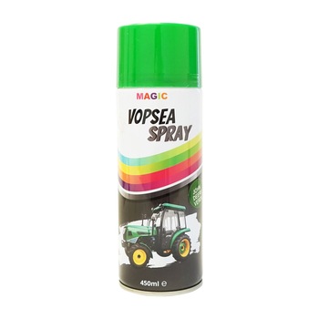 Spray vopsea auto verde tip John Deere profesionala cu uscare rapida 450ml MAGIC Spray vopsea auto verde tip John Deere profesionala cu uscare rapida 450ml MAGIC