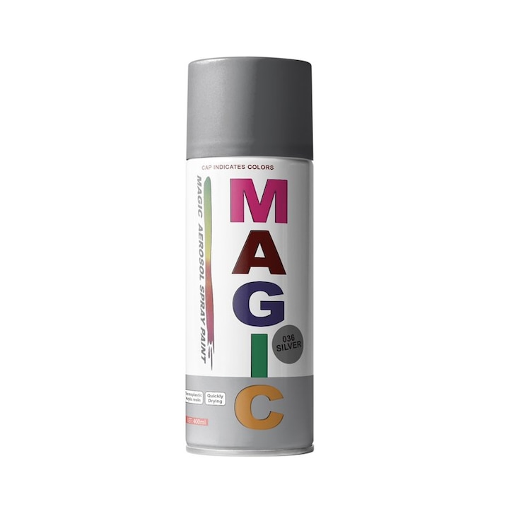 Spray vopsea Magic argintiu 036 450 ml