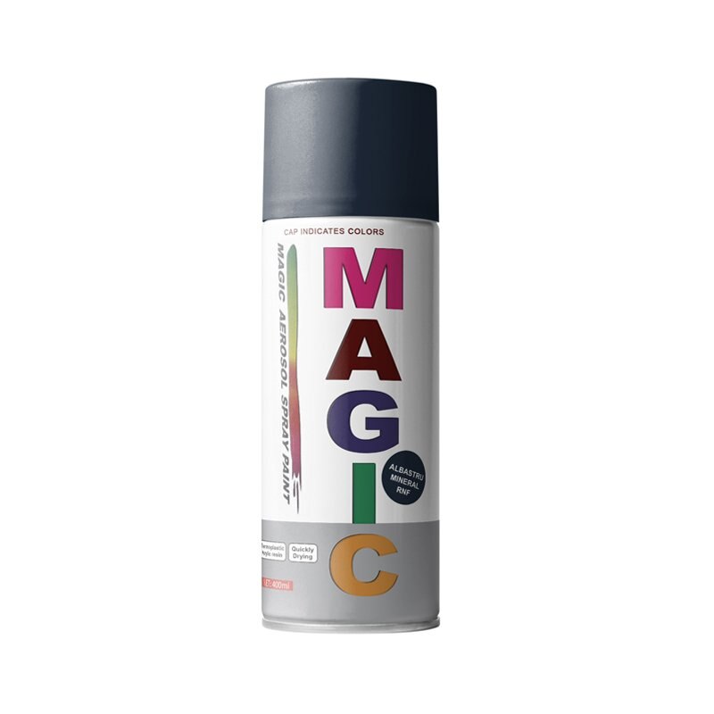 Spray vopsea Magic albastru mineral RNF 450 ml