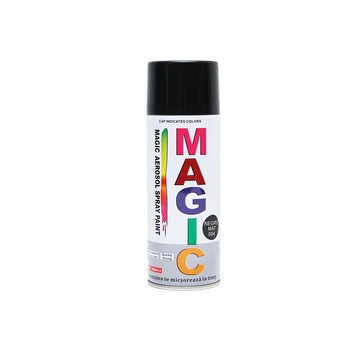 Spray vopsea Magic negru mat 004 450 ml Spray vopsea Magic negru mat 004 450 ml