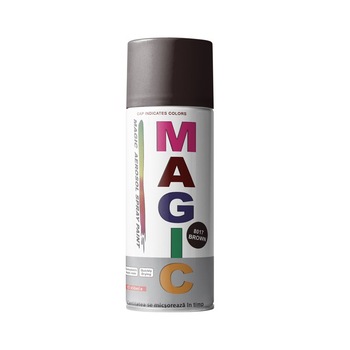 Spray vopsea Magic maro 8017 450 ml Spray vopsea Magic maro 8017 450 ml