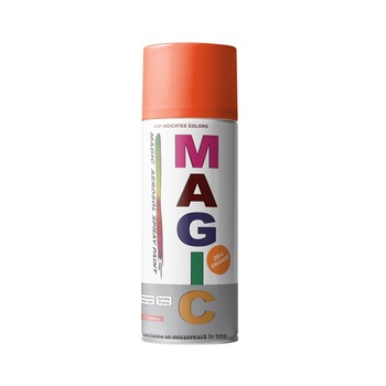 Spray vopsea Magic portocaliu 2004 450 ml Spray vopsea Magic portocaliu 2004 450 ml