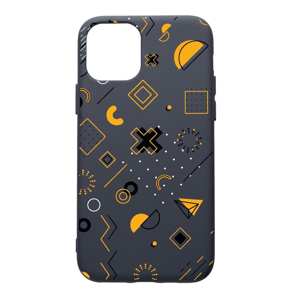Husa Premium Silicon Compatibila Cu Apple IPhone 11, Symbols, cu interiorul din material textil, protectie camera, Alaskan Blue, PAB763