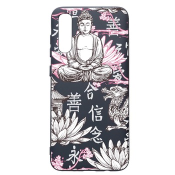 Husa Premium Silicon Compatibila Cu Samsung Galaxy A50, Budha, cu interiorul din material textil, protectie camera, Alaskan Blue, PAB768 Husa Premium Silicon Compatibila Cu Samsung Galaxy A50, Budha, cu interiorul din material textil, protectie camera, Alaskan Blue, PAB768