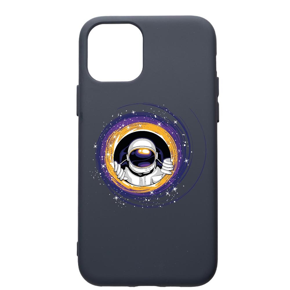 Husa Premium Silicon Compatibila Cu Apple IPhone 12 Pro, Astronaut, cu interiorul din material textil, protectie camera, Alaskan Blue, PAB771